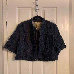 GAP half sleeve cropped jacket, sz, XL